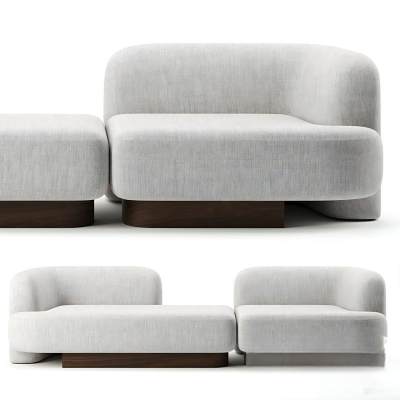 现代布艺多人沙发-121